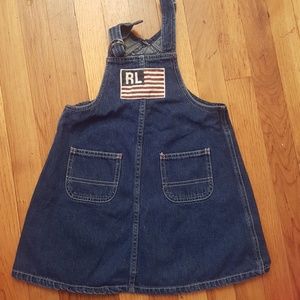 Ralph Lauren Jean overall dress